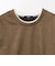 スウェード フェイクレイヤー ロングスリーブ Tシャツ