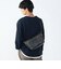 フェイクレザー 切替 ショルダーバッグ