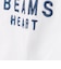 BEAMS HEART ロゴ 刺繍 Tシャツ