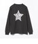 ハート スター バックプリント ロング スリーブ Tシャツ