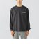 ハート スター バックプリント ロング スリーブ Tシャツ