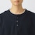 サカリバ フェイク レイヤード ヘンリーネック ロングスリーブ Tシャツ
