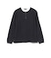 サカリバ フェイク レイヤード ヘンリーネック ロングスリーブ Tシャツ