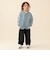 中綿 ノーカラー リバーシブル ブルゾン 2026FW（90～150cm）プチプラ キッズ服 軽アウター