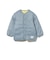 中綿 ノーカラー リバーシブル ブルゾン 2026FW（90～150cm）プチプラ キッズ服 軽アウター
