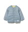 中綿 ノーカラー リバーシブル ブルゾン 2026FW（90～150cm）プチプラ キッズ服 軽アウター