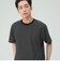 綿ライクポリ ボーダー Tシャツ（吸水速乾）