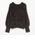 シャギー ジャカード 2WAY ニット プルオーバー