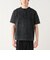 加工 ワッフル ヘンリーネック ショートスリーブ Tシャツ