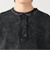 加工 ワッフル ヘンリーネック ショートスリーブ Tシャツ