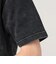 加工 ワッフル ヘンリーネック ショートスリーブ Tシャツ
