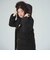 河田フェザー ロング ダウンコート