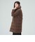 河田フェザー ロング ダウンコート