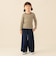 メローリブ Tシャツ 2026FW （90～130cm）プチプラ 人気 ボーダー 着回し ロンT 通園 通学