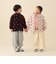 【洗濯機で洗える】ジャカード ボア ブルゾン 2026FW（90～140cm）人気 プチプラ 花柄 ハート柄 冬アウター 通園 通学