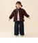 【洗濯機で洗える】ジャカード ボア ブルゾン 2026FW（90～140cm）人気 プチプラ 花柄 ハート柄 冬アウター 通園 通学