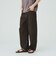カーブ ワイド ストレート デニムパンツ