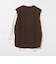 Vネック ベスト ロングTシャツ セット