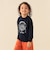 プリント バリエーション ロングTシャツ 2026FW（90～130cm）通園 通学 プチプラ