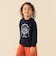 プリント バリエーション ロングTシャツ 2026FW（90～130cm）通園 通学 プチプラ