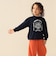 プリント バリエーション ロングTシャツ 2026FW（90～130cm）通園 通学 プチプラ