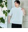 ステッチ 配色 オーバー Tシャツ