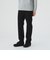 微起毛 ストレッチ テーパードパンツ