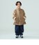 リバーシブル スタンド 襟 コート 2026FW (90～140cm) プチプラ 通園 通学 フリース