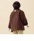 リバーシブル スタンド 襟 コート 2026FW (90～140cm) プチプラ 通園 通学 フリース