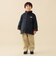 リバーシブル スタンド 襟 コート 2026FW (90～140cm) プチプラ 通園 通学 フリース
