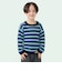 透かし編み ボーダー ニット2026FW（90～140cm） ニット 通学 公園