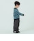 透かし編み ボーダー ニット2026FW（90～140cm） ニット 通学 公園