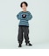 透かし編み ボーダー ニット2026FW（90～140cm） ニット 通学 公園