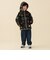 リバーシブル ボア フード コート 2026FW (90～150cm)  総柄 アウター 上着 2WAY 通園 通学 公園