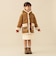 フェイクムートン コート 2026FW (90～150cm) ふわふわ あったか キャメル キッズ服