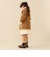 フェイクムートン コート 2026FW (90～150cm) ふわふわ あったか キャメル キッズ服