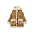 フェイクムートン コート 2026FW (90～150cm) ふわふわ あったか キャメル キッズ服