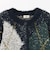 アーガイル シャギーニット カーディガン