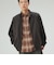 レザーライク コーティング ドッグイヤーブルゾン