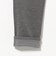 メランジ 裏起毛 ナロー イージーパンツ