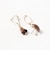 アシンメトリー ストーン ピアス
