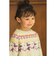 ユキノハナ柄 ニット ワンピース 2026FW（90～140cm） キッズ 子供服  おでかけ クリスマス