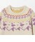 ユキノハナ柄 ニット ワンピース 2026FW（90～140cm） キッズ 子供服  おでかけ クリスマス