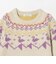 ユキノハナ柄 ニット ワンピース 2026FW（90～140cm） キッズ 子供服  おでかけ クリスマス