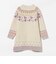 ユキノハナ柄 ニット ワンピース 2026FW（90～140cm） キッズ 子供服  おでかけ クリスマス