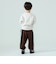 ベロア ライン パンツ 2026FW（90～140cm） イージーパンツ サイドライン スポーティキッズ