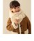 リバーシブル ボア ファー ティペット 2026FW キッズ マフラー ハート柄 リバーシブル ボア  ギフト