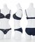【A～Dカップ】レモンプリント3/4モールドカップブラ＆ショーツ
