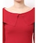 ペプラムラッフルコンパクトニット