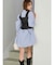 フェイクレザーコルッセットビスチェ